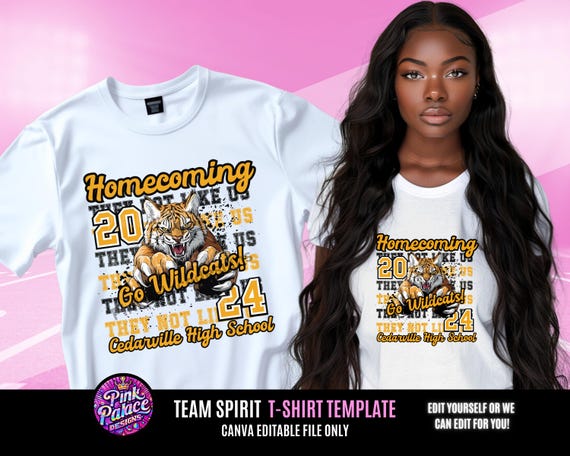 School Spirit Tshirt template, Wildcats Perfect for any project, Sublimation, DTF, DTG, Iron on