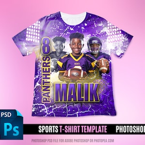 3D Tee Shirt Design File, Photoshop, Football Game Day Design File, T Shirt Design Template, Perfect for Sublimation, DTF or DTG