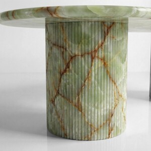 green onyx marble dining table