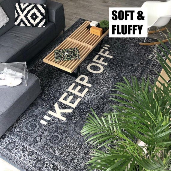 Keep Off Rug: Modern Plush Area Rug, Trend Scandinavian Style