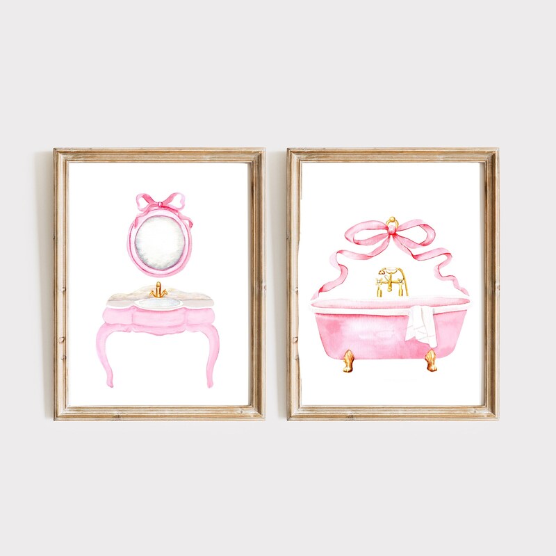 Girls Bathroom Decor - Etsy