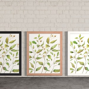Framed Poster Variety for Every Watercolor Print in the Store, Custom Framed Print, Framed Artwork, Wooden Framed, Framed Art