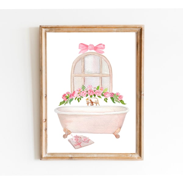 Girls Bathroom Wall Decor - Etsy
