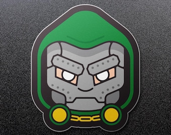 Doctor Doom - Pegatina de vinilo