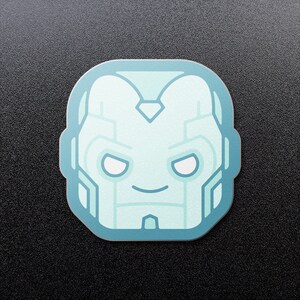 White Vision - Vinyl Sticker
