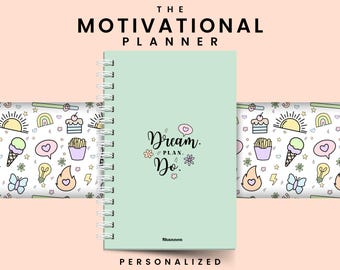 Stylish Organization For Women Uplifting Undated Weekly Planner Unique Gift For Her Sticker Sheet Planner Dots Monthly Tabs Weekly Layout