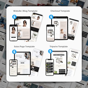 Systeme.io template bundle Systemeio bundle opt-in lead magnet tripwire sales page Systeme io template Masterclass Template PLR Template membership
Coaching funnel template Online Course sales page Template mockup, done for you Pinterest landing page