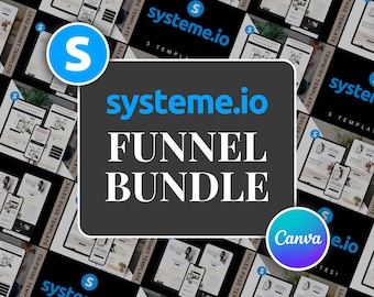 Systeme.io Funnel Bundle Boho Neutral | Lead Magnet Opt-in | Tripwire | Sale Page Templates | Systeme io Funnel Beige Systemeio Templates