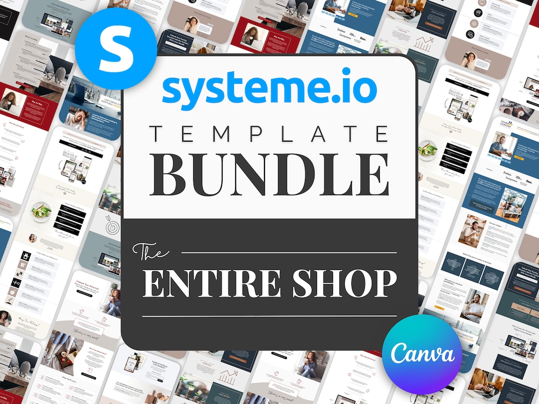 Systeme.io Template Bundle the Entire Shop Sales Page Membership PLR Systeme.io Template Bundle the Entire Shop Sales Page Membership PLR