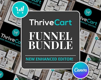 ThriveCart Funnel Bundle | Lead Magnet Opt-in | Tripwire | Sale Page Templates | Coaching Funnel Templates Opt in ThriveCart Template