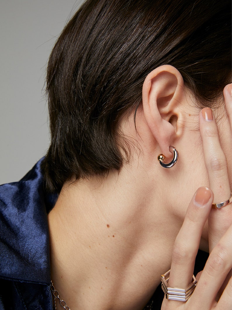 Pointed clearance hoop earrings