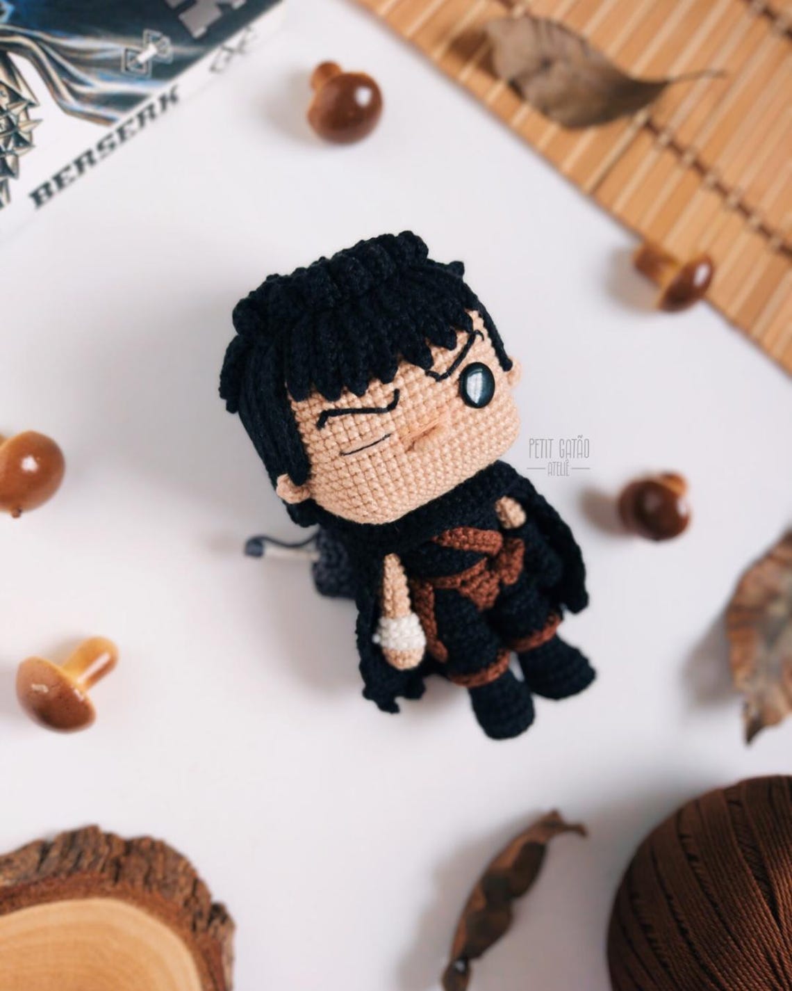 Tutorial: Guts (berserk) Amigurumi Pattern - Fanart PDF - Etsy