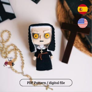Patrón Monja Demoníaca Amigurumi – PDF