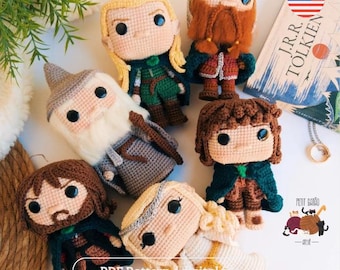 Fellowship of the Ring Amigurumi Pattern – Fanart PDF