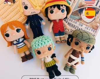 Tutorial: One Piece Ebook Amigurumi Pattern - Fanart PDF