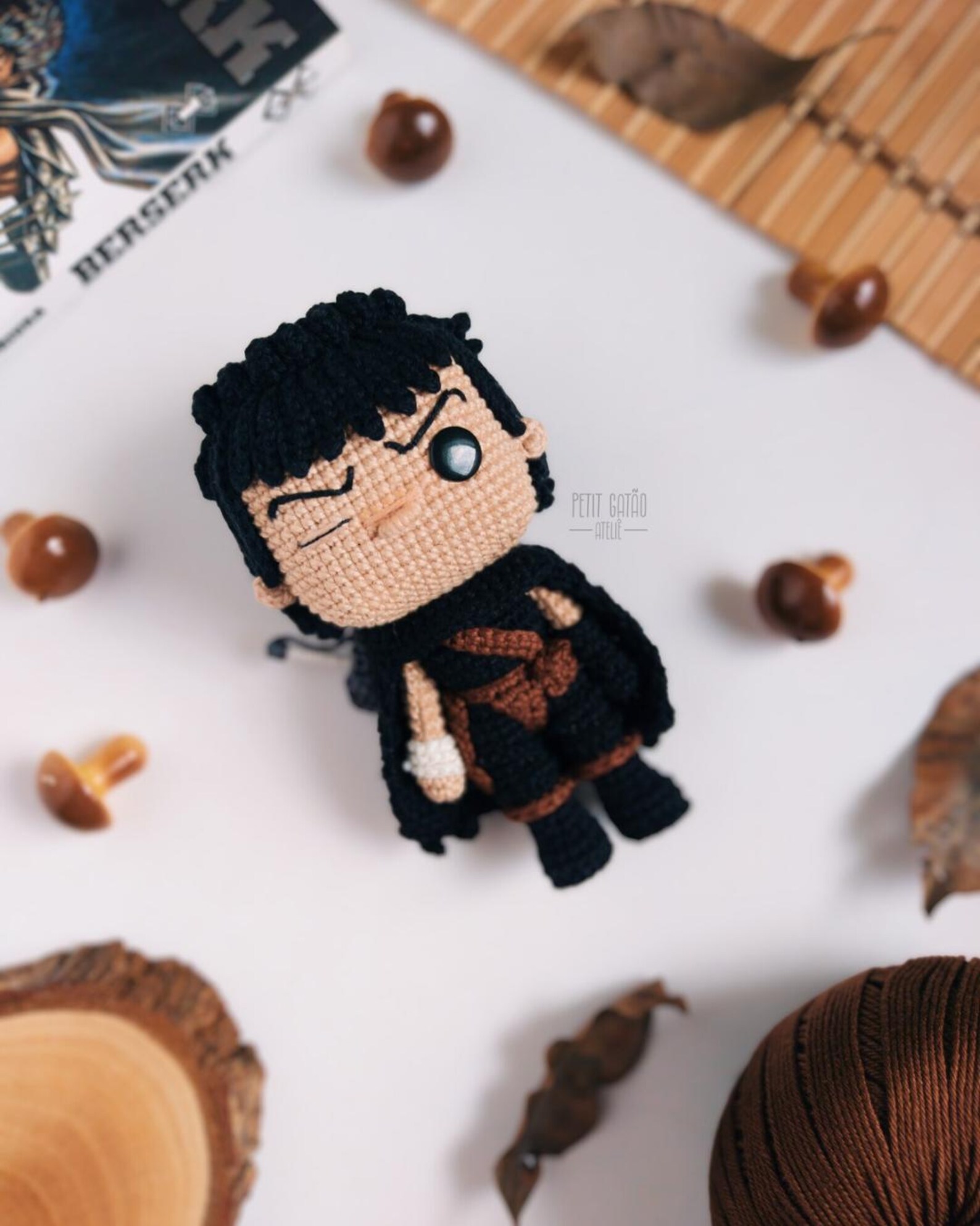 Tutorial: Guts (berserk) Amigurumi Pattern - Fanart PDF - Etsy
