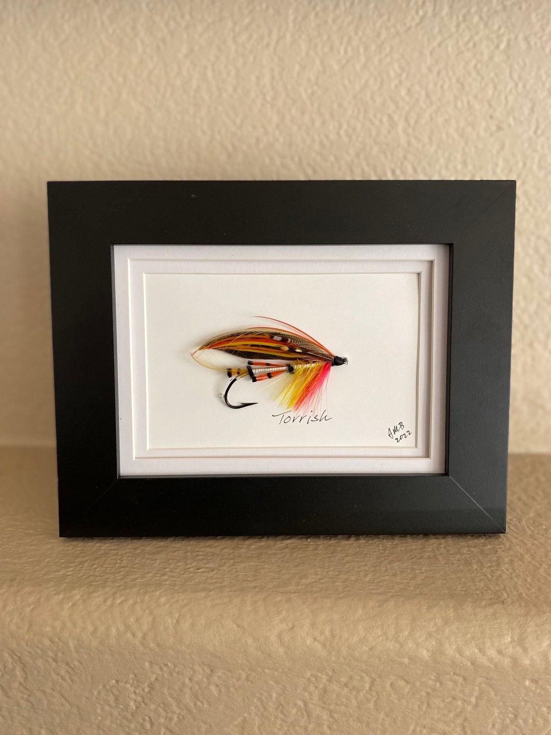 Classic Atlantic Salmon Fly Display Personally Hand Tied and Etsy