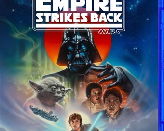 The Empire Strikes Back (1980) Despecialized Edition Custom Blu-ray Cover (no Blu-ray Disc)