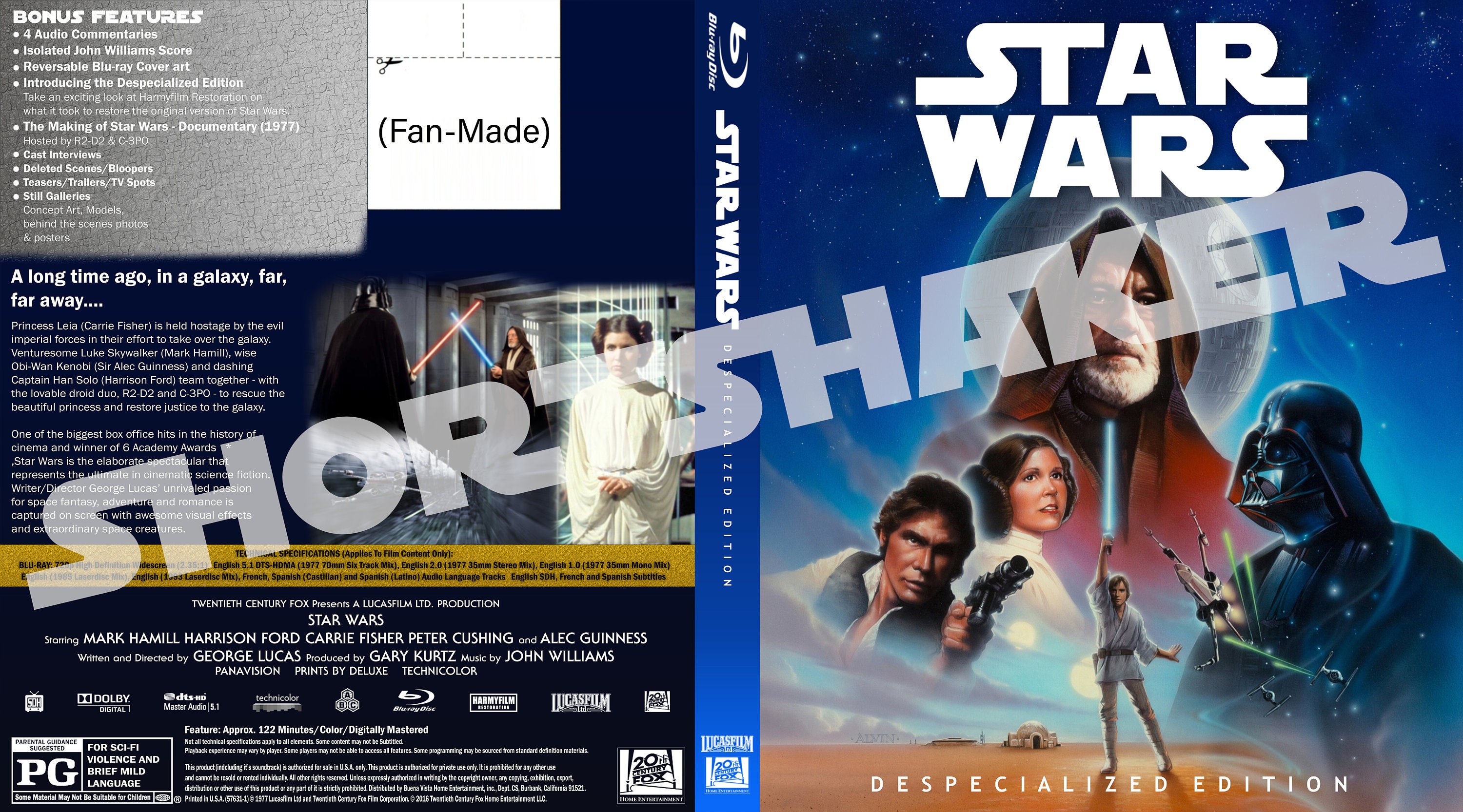 Star Wars Despecialized Edition Region Free Bluray – SloppySecondSales –  Home of Cinema Dream Network