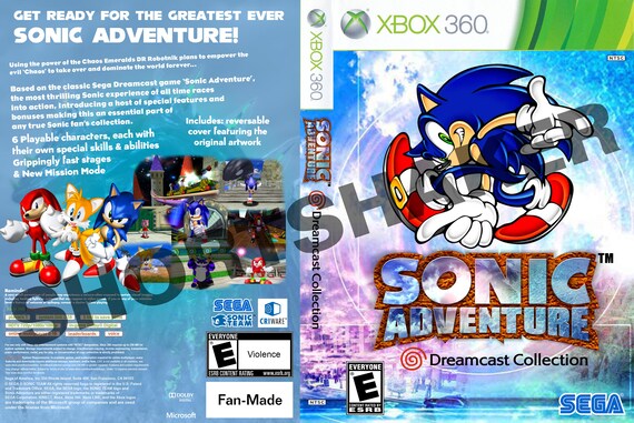 Sonic Adventure DX Director's Cut Custom Xbox 360 Cover -  Sweden