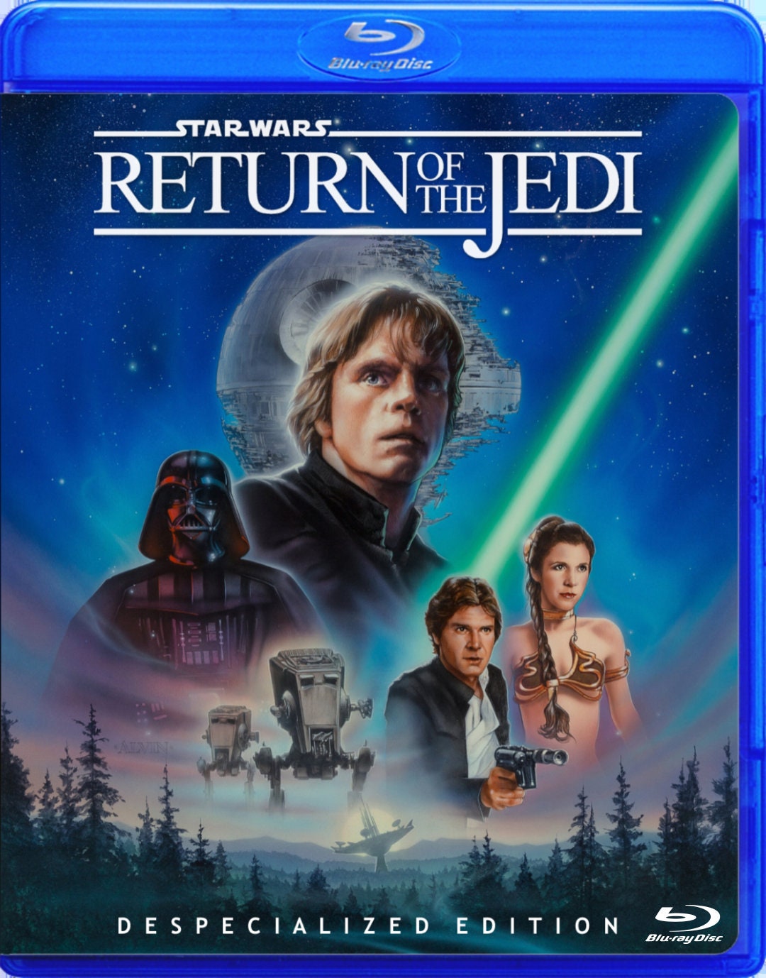 Star Wars 1977 Despecialized Edition Custom Blu-ray Cover no Blu-ray Disc 