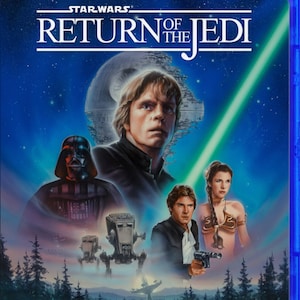 Return of the Jedi (1983) Despecialized Edition Custom Blu-ray Cover (no Blu-ray Disc)