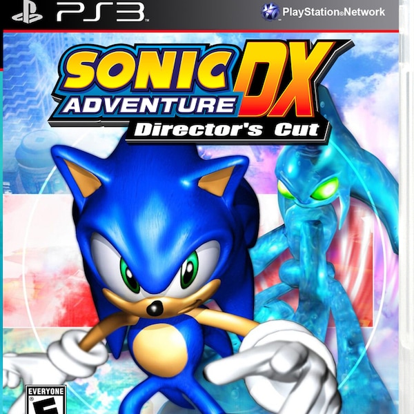 Sonic Adventure DX Director's Cut Custom PS3 Cover
