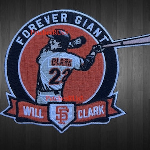 Will Clark Retirement Patch Baseball Jersey Patch San Fransisco Giants 22