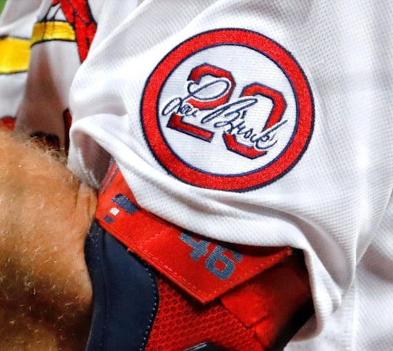 Lou Brock 20 Memorial Patch - St. Louis Cardinals Baseball Jersey Patch -  Iron On