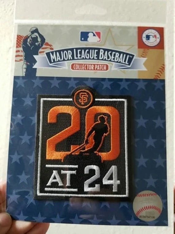 Willie Mays 24 Patch - San Francisco Giants Memorial Jersey Patch 2024