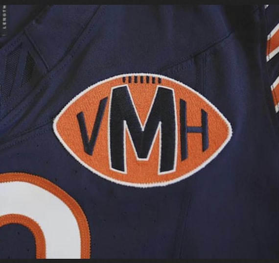 Virginia Halas Mccaskey VHM Patch Chicago Bears VMH Memorial Patch