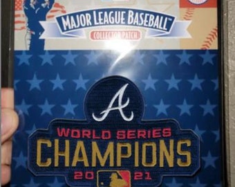 Atlanta Braves 2021 World Series Champions Collectors Patch