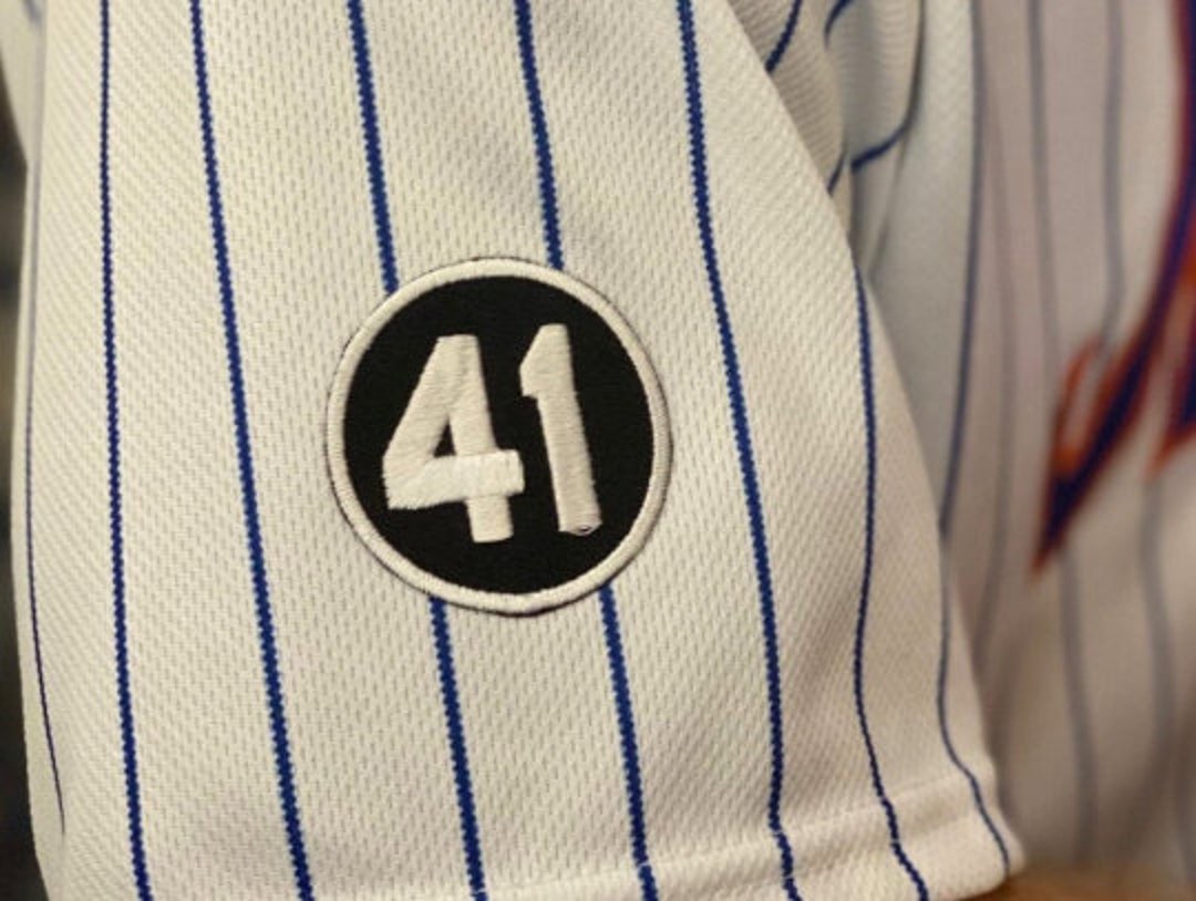 Tom Seaver 41 Memorial Patch New York Mets the Franchise Baseball Jersey  Patch