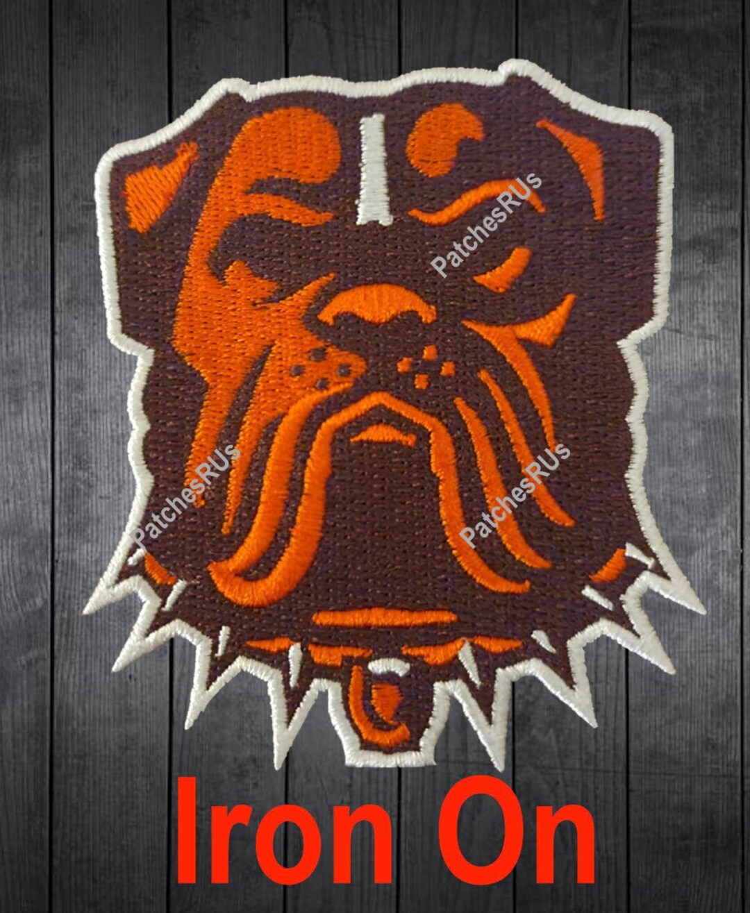 Cleveland Browns Big Dawg New Logo Football Jersey Patch Iron on 2023