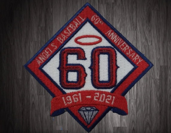 Angels 60th Anniversary Patch 2021 Los Angeles Angels Baseball 