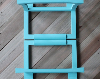 Cyan Canvas Handle Stand: Acrylic Pour Painting Tool Set