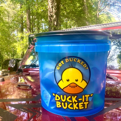 The Original BLUE DUCK-IT Bucket-30 Pre-tagged Ducks - Etsy
