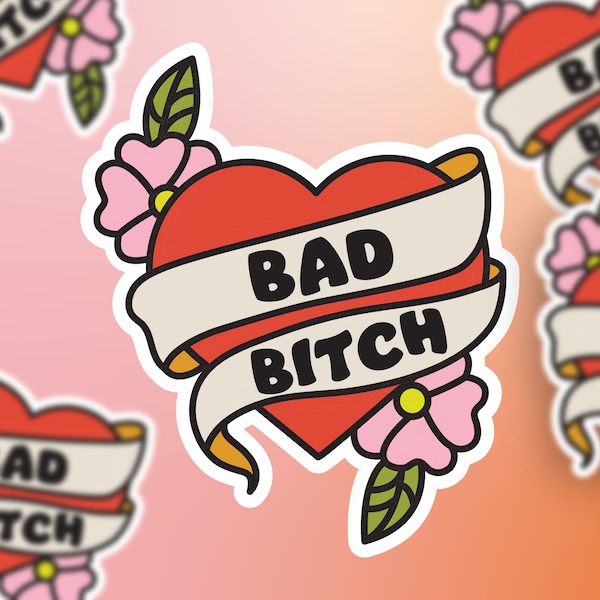Bitch Tattoo Etsy
