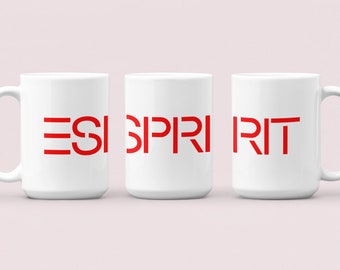Esprit of the '90s Retro Logo 15oz Mug - Sip in Style