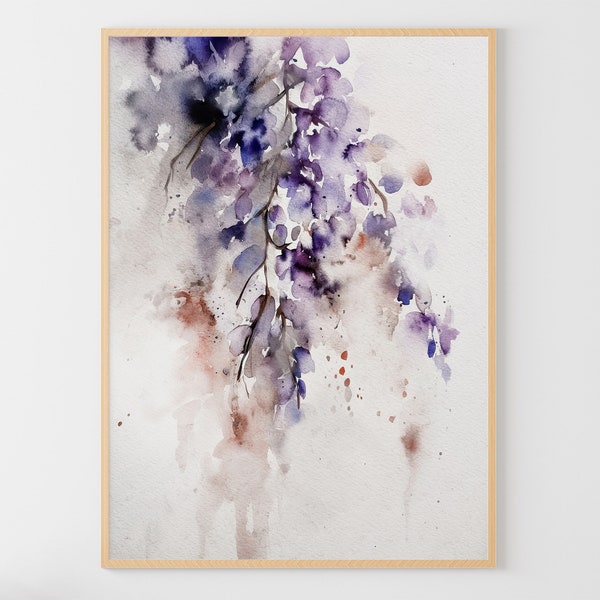 Wisteria Wall Art Etsy