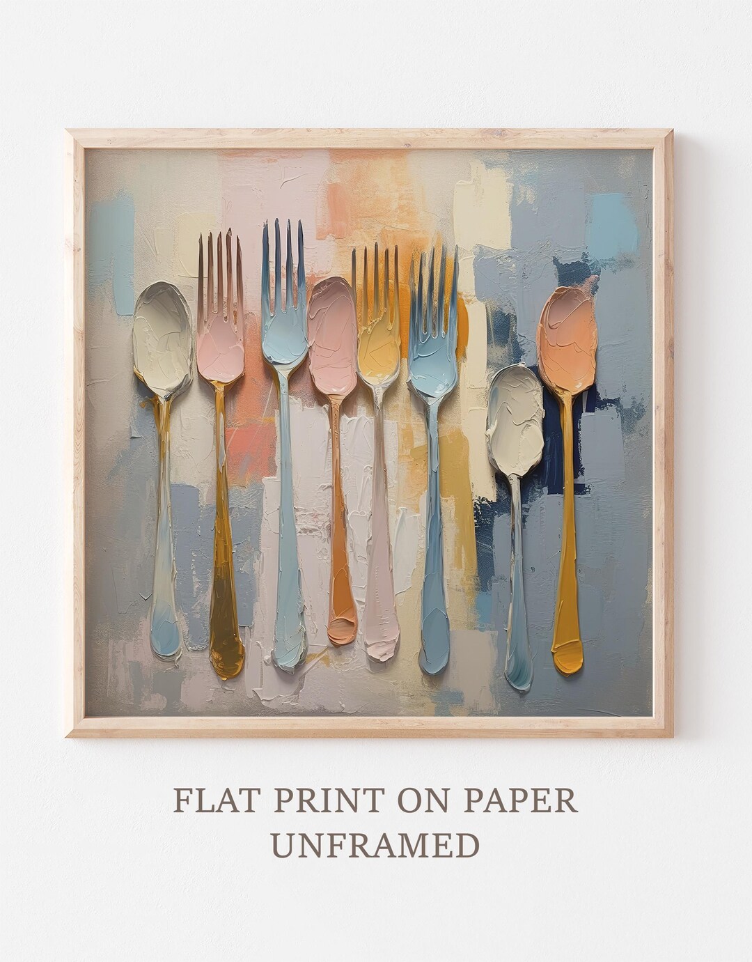 Guying Art Stampe moderne di grandi dimensioni Arte della parete Astratta della tela di canapa Pittura Coltello Poster Immagini murali per soggiorno Decorazione domestica 90x130 cm Senza cornice