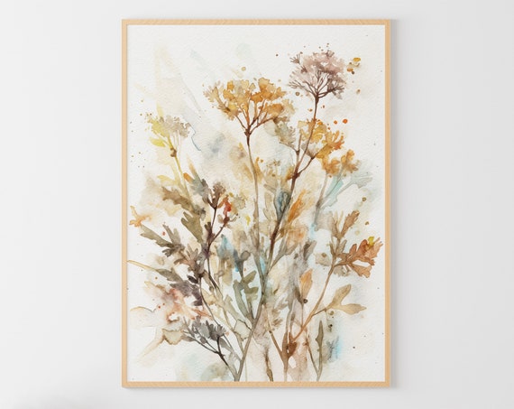 Herbs and Wildflowers Poster