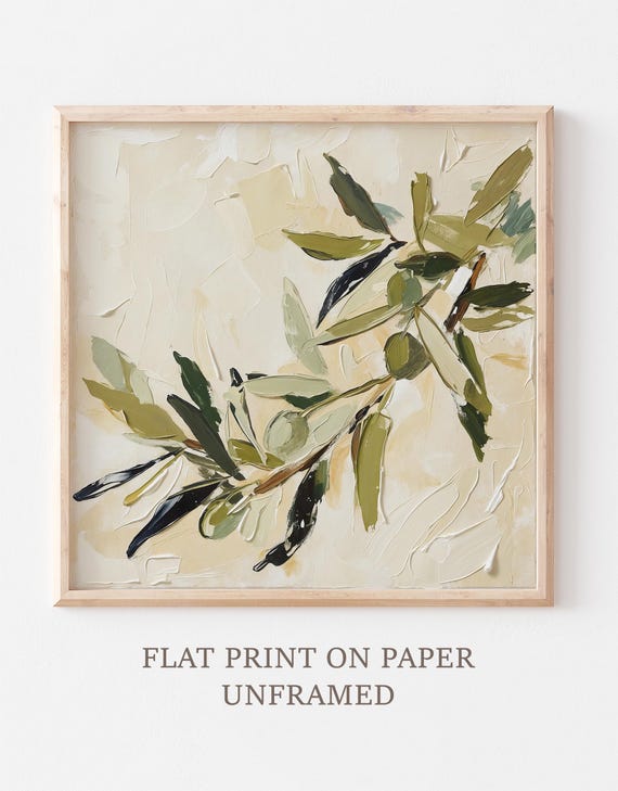 Oliven Baum Bild Olivenbaum Poster Natur ldruck Kunstdruck Geschenk  Illustration - Etsy.de