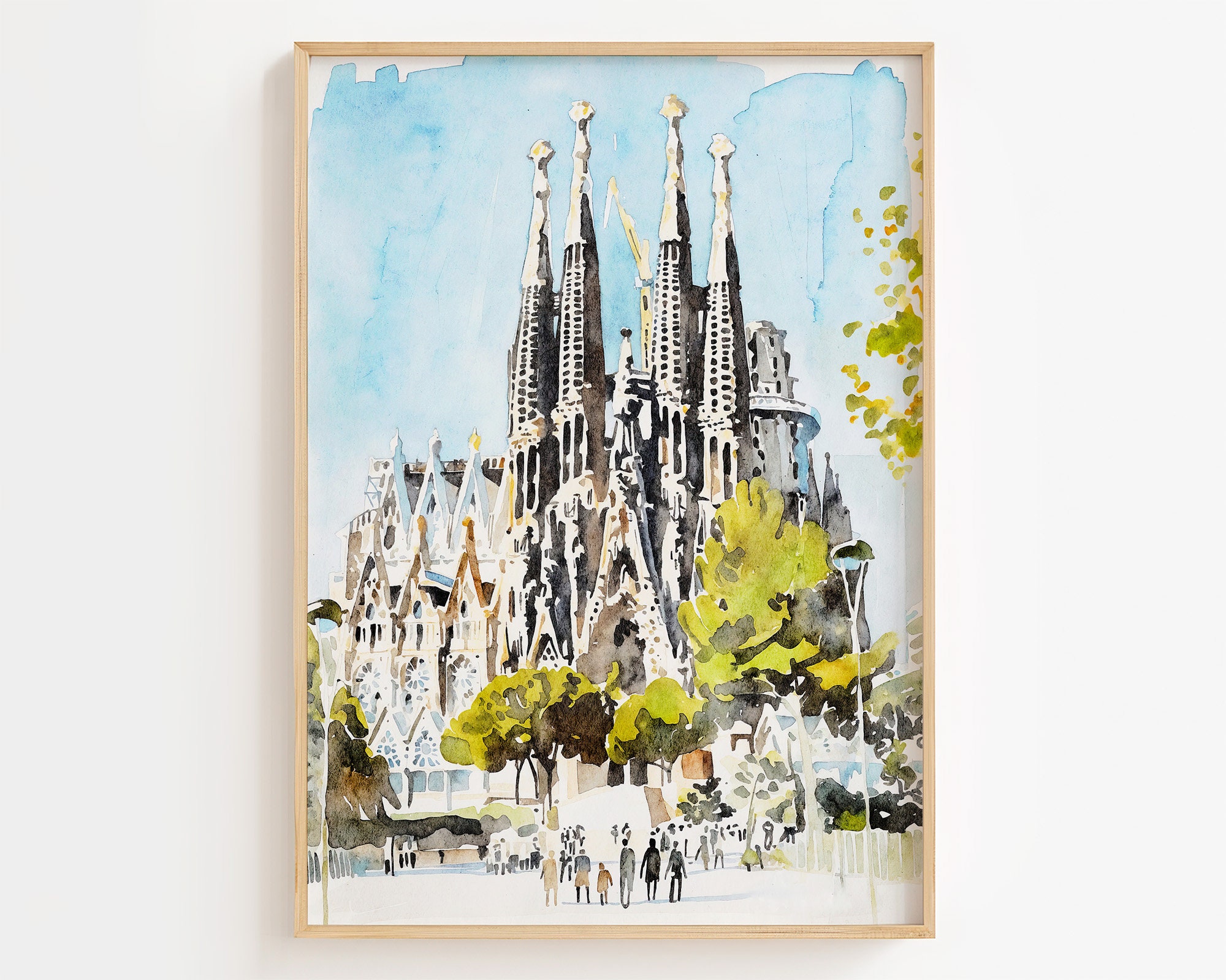 Sagrada familia art - Etsy 日本