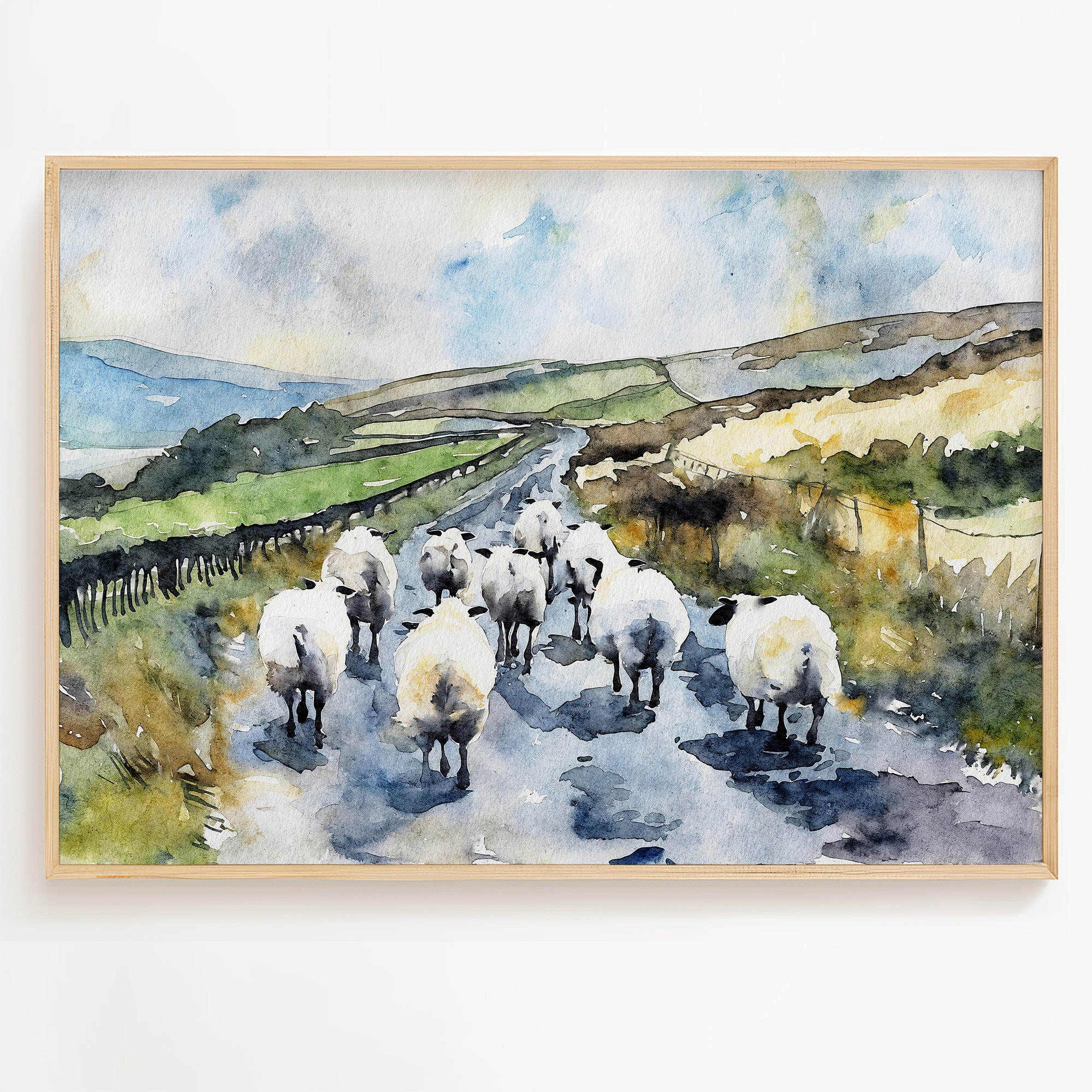 アイルランド画家 大型の水彩画/静物画 額縁入り il_fullxfull.5905550321_k70w.jpg