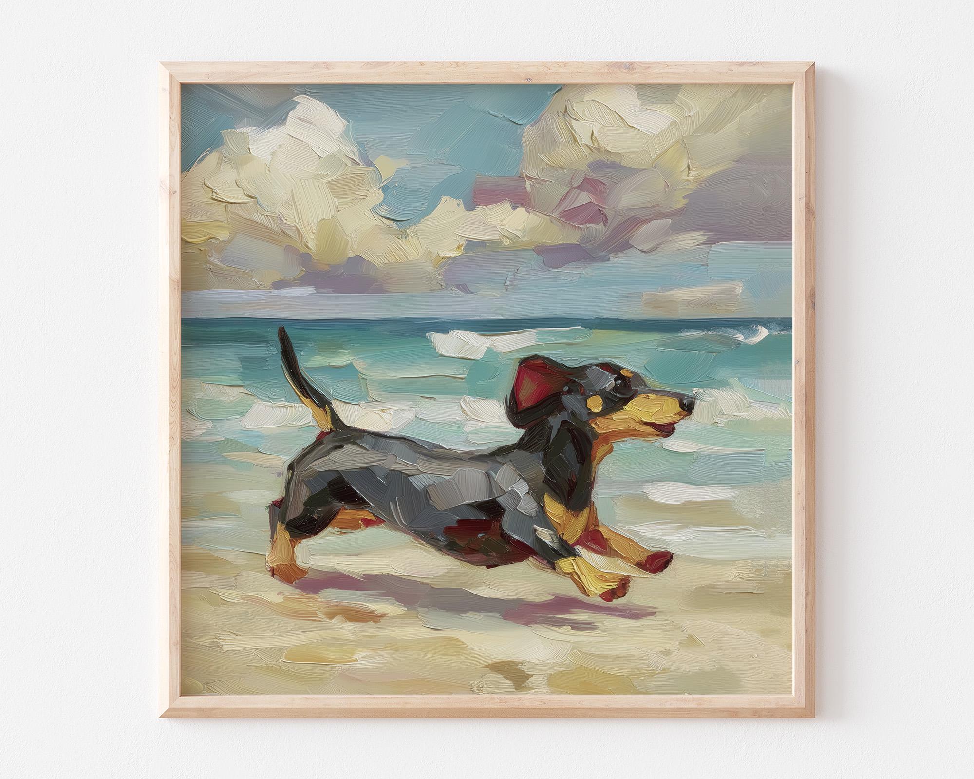 犬の油絵【海岸と犬】1点物の原画/作者サイン入り il_fullxfull.7483360690_i5lh.jpg