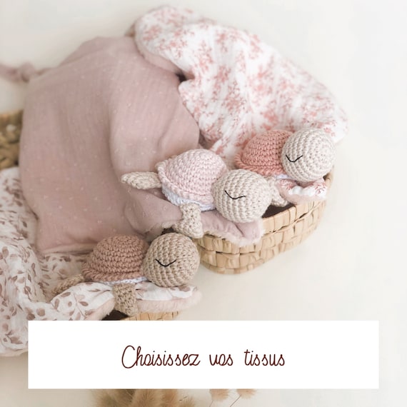 Doudou plat animal en crochet ~ Maman 3 étoiles