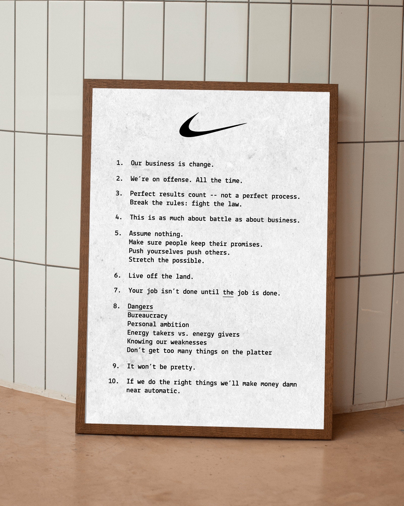 Nike just do it poster for sale cheap