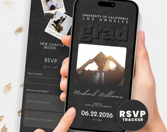 Zaproszenia na ukończenie szkoły 2026 z możliwością potwierdzenia obecności online, strona internetowa z zaproszeniami na ukończenie szkoły w 2026 roku, cyfrowe zaproszenie na przyjęcie z okazji ukończenia szkoły, zaproszenie w formie wiadomości tekstowej