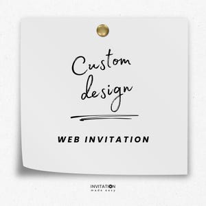 Custom Design Web Invitation with Online RSVP, Personalized Digital Website Invite, Canva Template, Text Message Evite, Guest Tracker